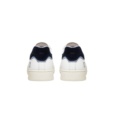 D.A.T.E. Sneakers Sneakers Uomo bassa in pelle Bianco blu - Francavilla Moda